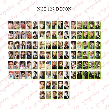 [READY / SET] NSEO DICON 101 127 PHOTOCARD FAN MADE UNOFFICIAL YANGPASHOP JOHNNY TAEYONG JAEHYUN SIJ