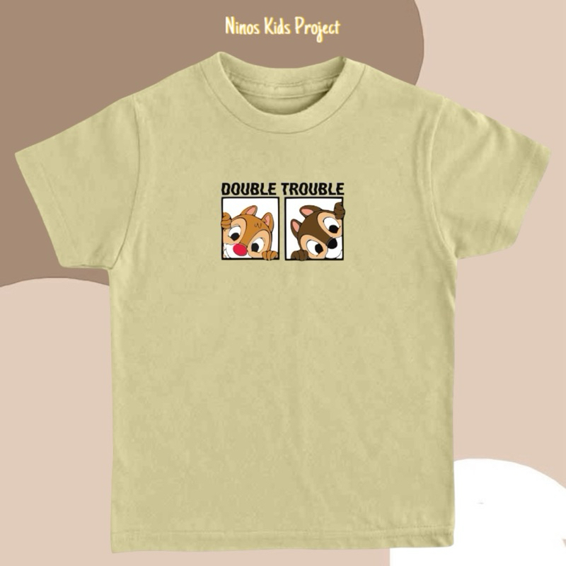 Ninoskids Tshirt (Unisex) Usia 1-10 Tahun  // Chip and Dale