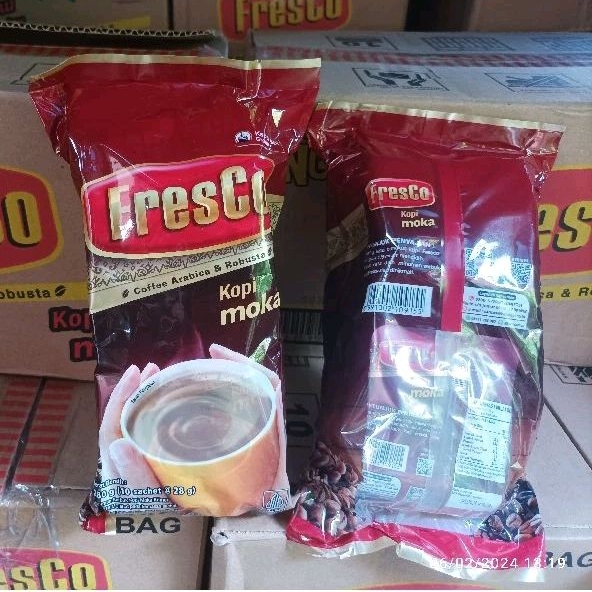 

Fresco 28gr Kopi Moka / Kopi Susu PAKET isi 10 Sachet, by PT Kapal Api Moca