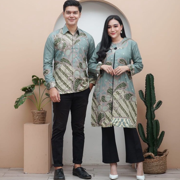 Get Sale  Baju Batik Couple Batik Couple Modern Batik Tunik Couple