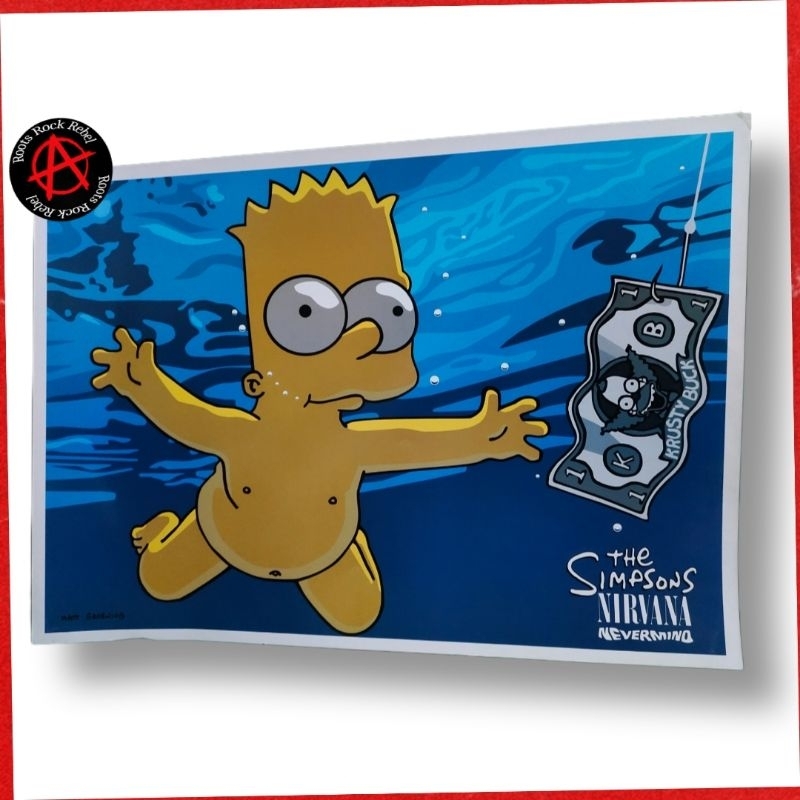 POSTER - THE SIMPSONS NIRVANA (Ukuran Jumbo)