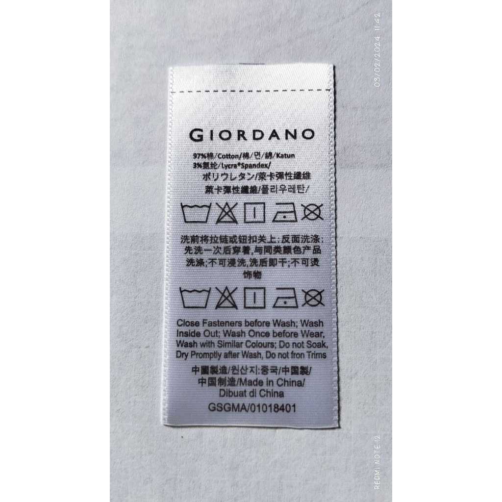 

TAG WOSSHING & HANGTANG GIORDANO SUPER PREMIUM
