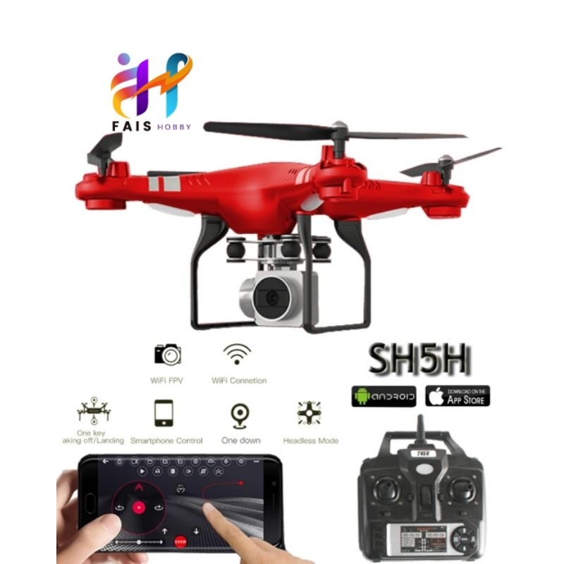 DRONE CAMERA HR SH5 4 CH 6 Axis UAV Drone Headless Mode RC Quadcopter