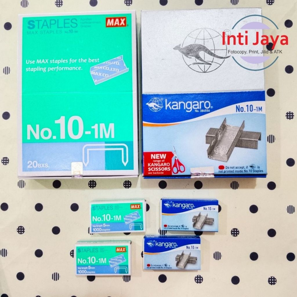 

Isi Staples Kecil/ Isi Staples No 10 Kangaro/ Max