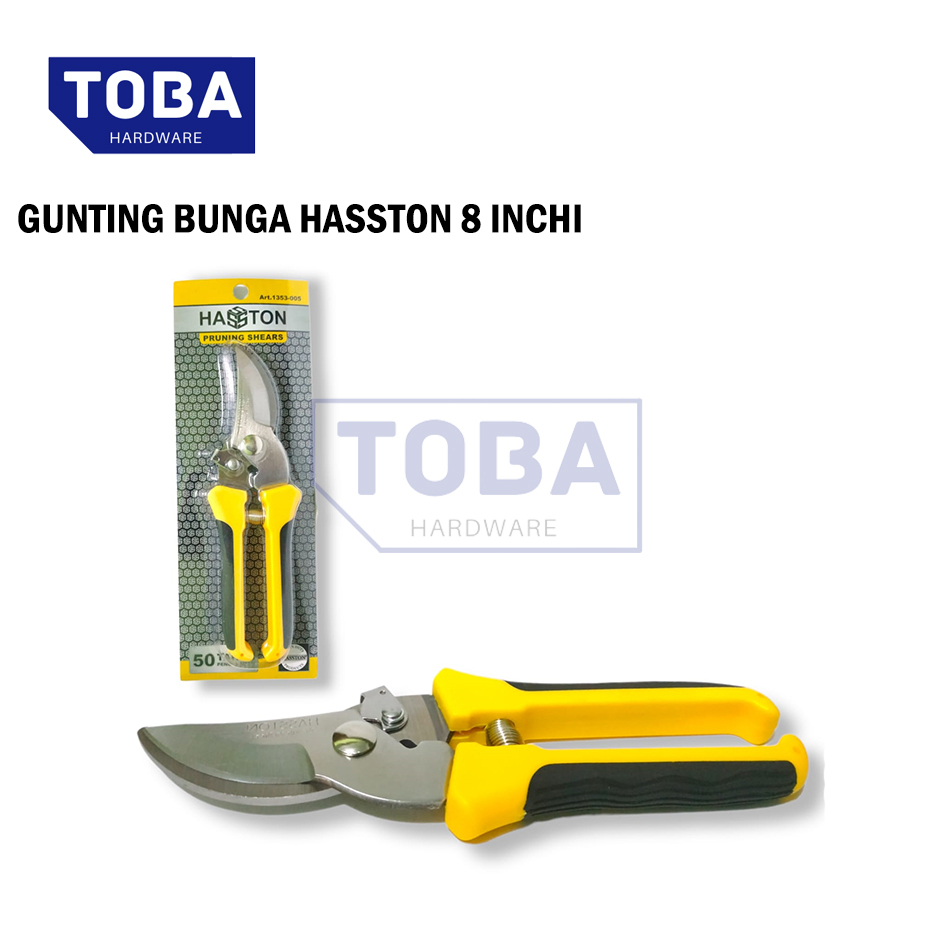 TOBA- GUNTING BUNGA HASSTON 8 INCHI/ GUNTING BUNGA HASSTON/ GUNTING TANAMAN/ GUNTINGN/ GUNTING DAHAN