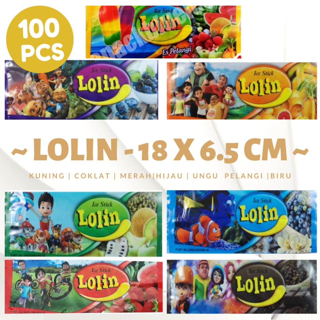 MANALAGI  KEMASAN ES KRIM STIK LOLY - PLASTIK ES KRIM STIK L - PLASTIK ES WAWAN TERMURAH