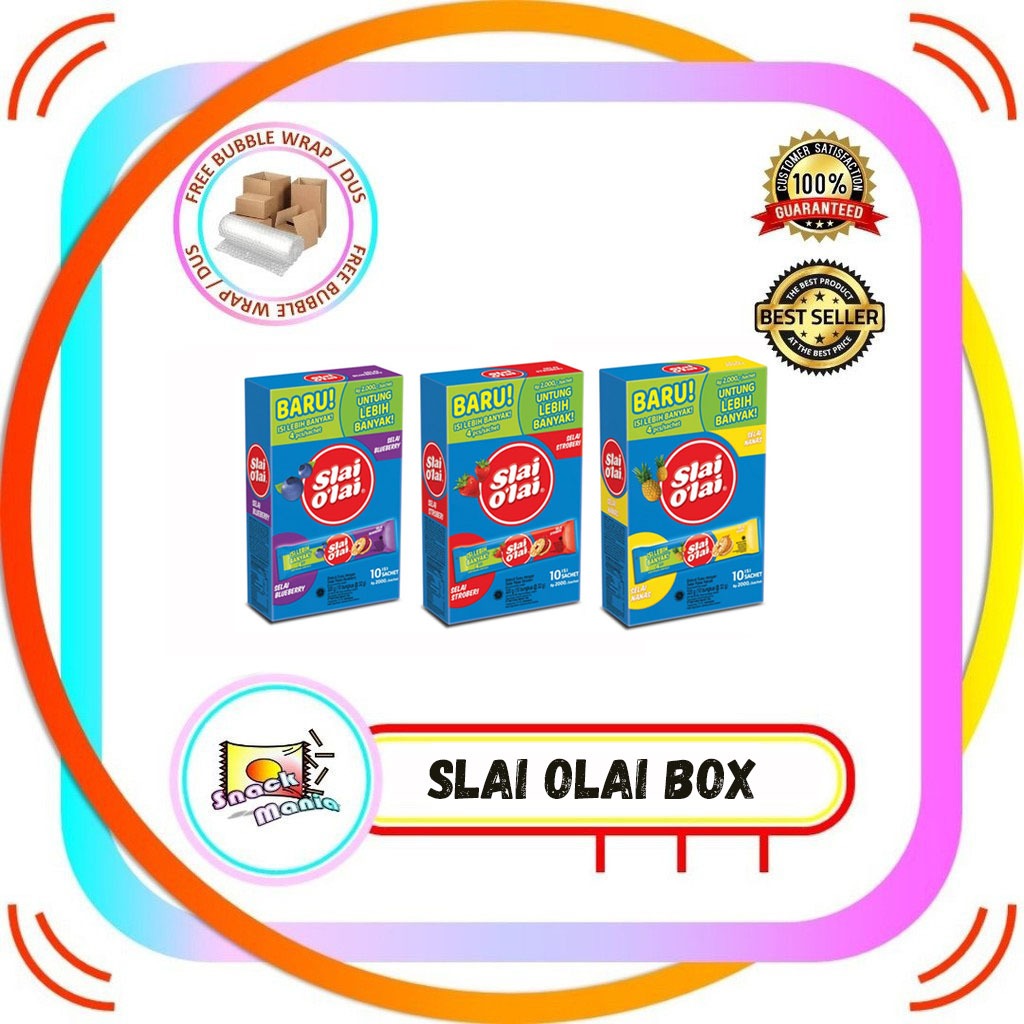 

Slai Olai O Lai Biskuit Strawberry Blueberry Pineapple 32 gr 10 pcs BOX