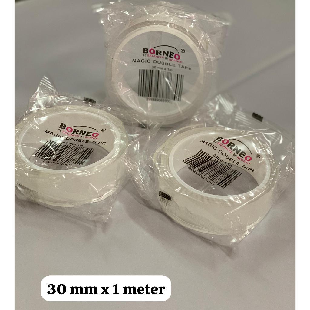 

borneo nano tape 30mm x 1 meter clear tape double tape bening