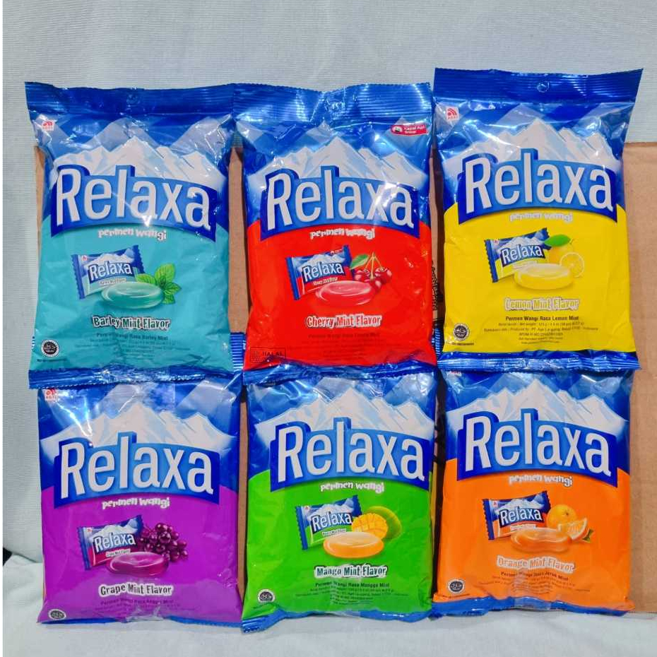 

Permen Relaxa Cherry Mint / Lemon Mint / Mango Mint / Barley Mint / Grape Mint / Orange Mint (125 gr)