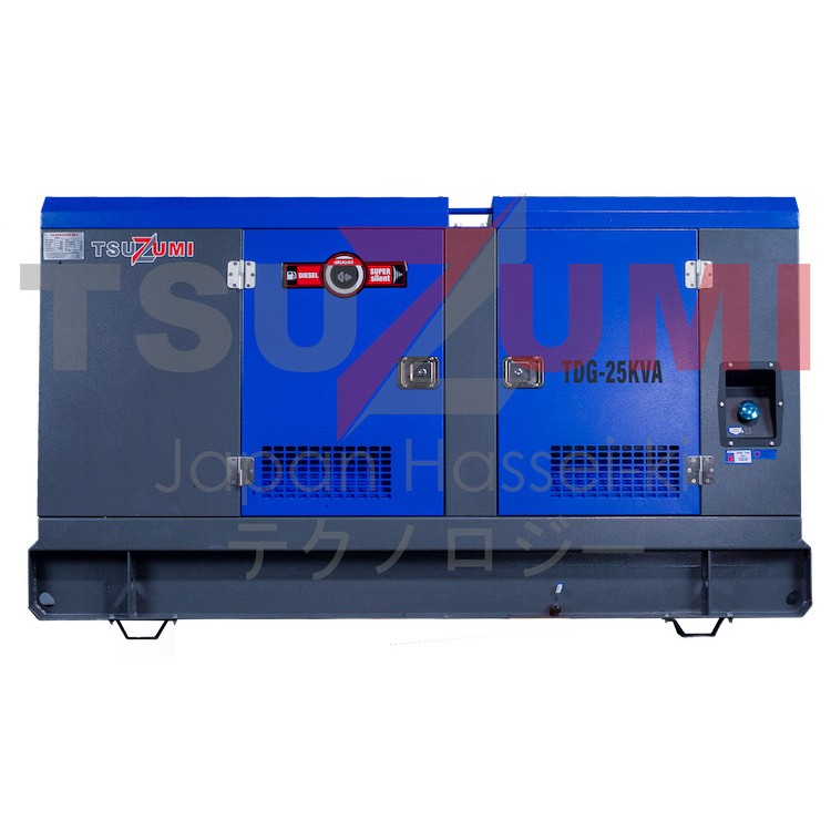 Genset Silent 20000 watt Diesel solar Tsuzumi TDG 25 KVA Tsuzumi Japan Technology