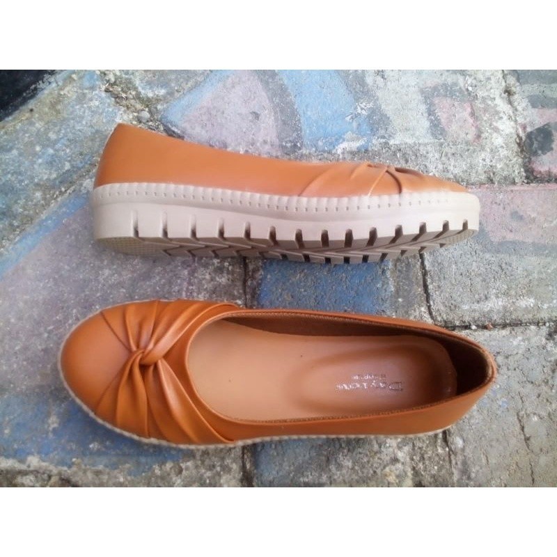 CUERO SEPATU FLAT KULIT zenti SAPI CEWEK WANITA UJUNG OVAL LEATHER SLIP ON MULES MAGETAN