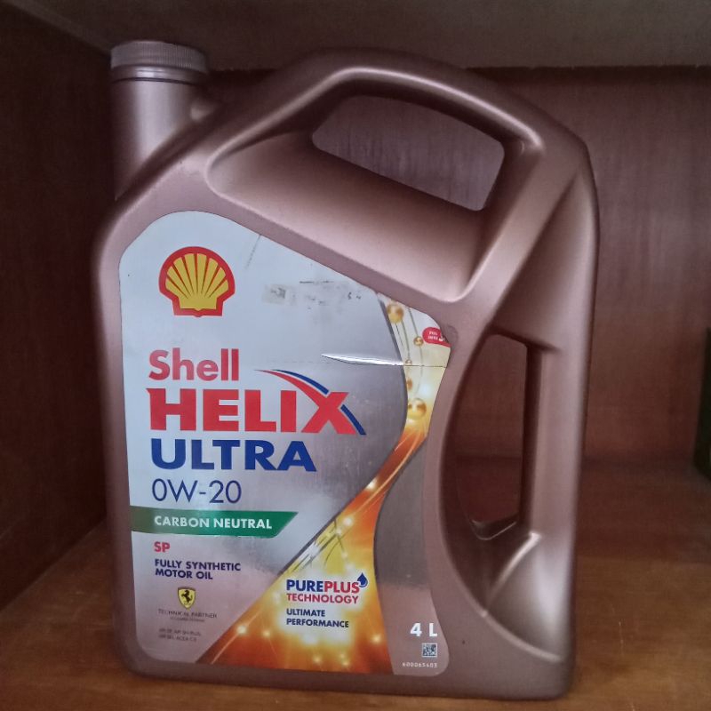 Oli Shell Ultra sae 0W20 size 4liter