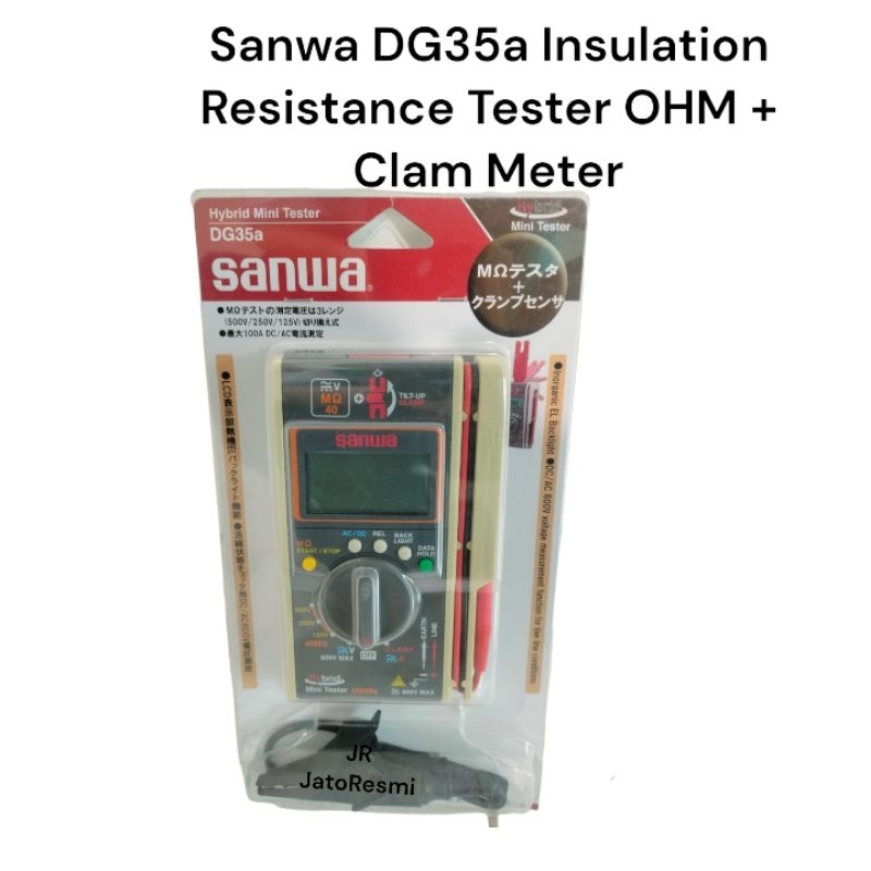Sanwa DG35a Insulation Resistance Tester OHM + Clam Meter Hybrid Mini Tester