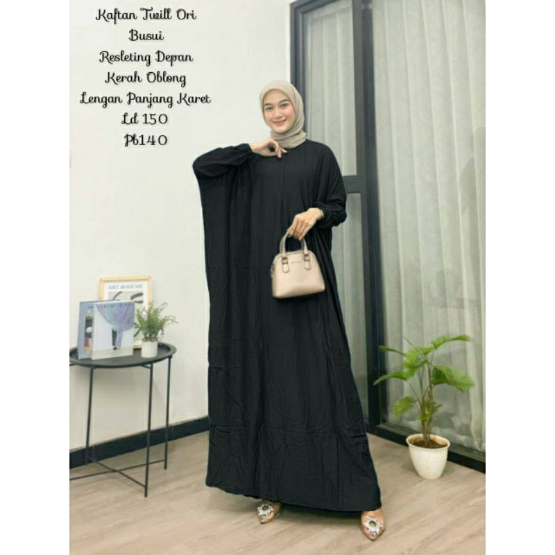 KAFTAN POLOS / KAFTAN TWILL ORI PREMIUM / KAFTAN ARABIAN TERBARU