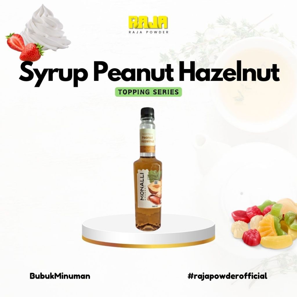 

Simple Syrup Peanut Hazelnut Sirup Kacang Hazelnut Premium 750 mL