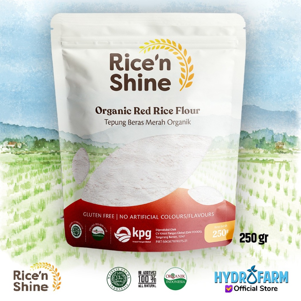 

Rice'N Shine - Organic White Rice Flour / Tepung Beras Merah Organik