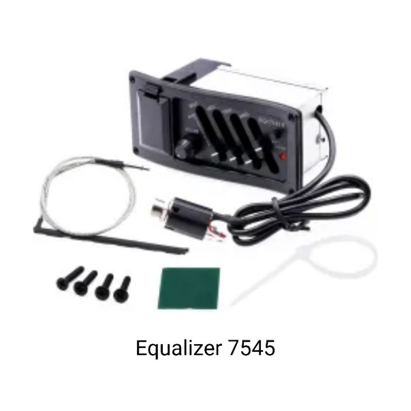 Preamp Gitar EQ Spul Pick Up Akustik Elektrik Guitar Equalizer EQ-7545R