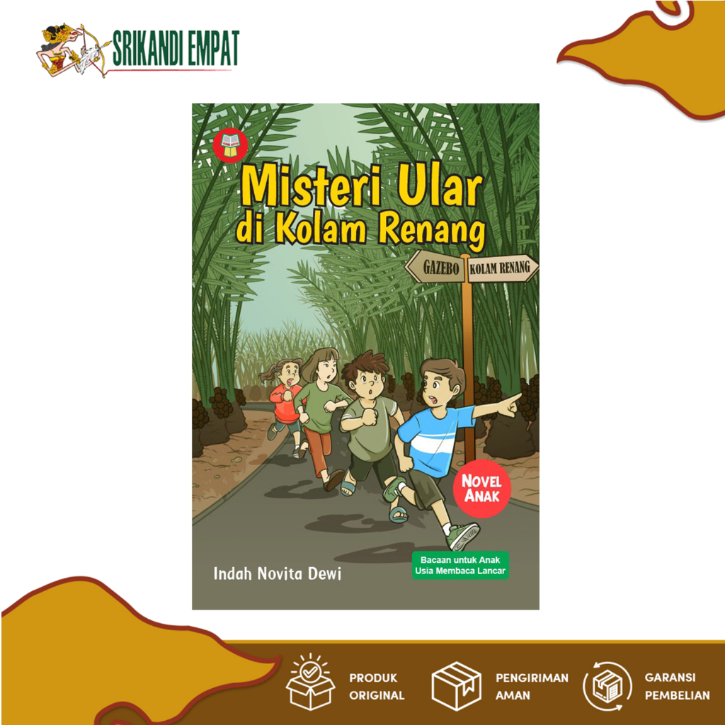 Srikandi Empat - Buku Novel Anak: Misteri Ular di Kolam Renang