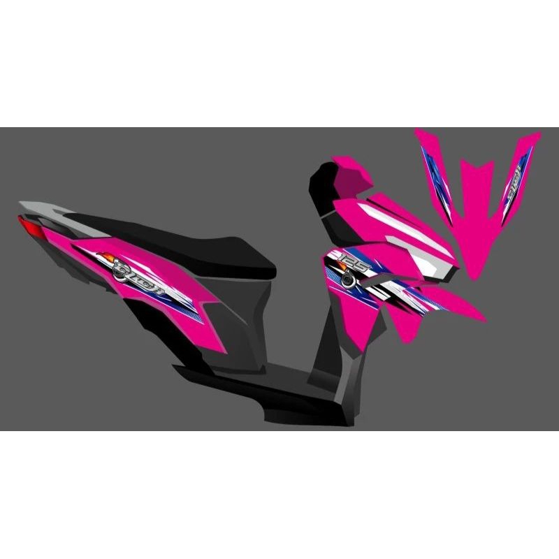 STRIPING STICKER TRANSPARAN VARIO LED NEW 125 GEN 2 GOTHIC