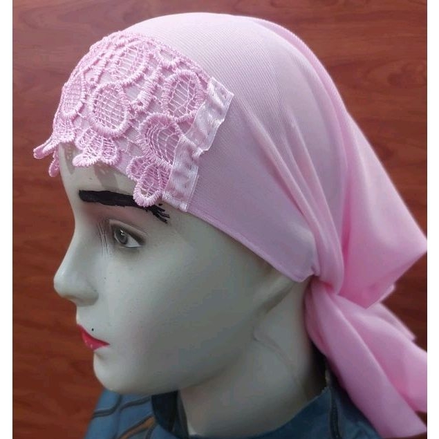Ciput Nini 1 KD (20 Pcs) Ciput Renda Daleman jilbab / Hijab iket renda