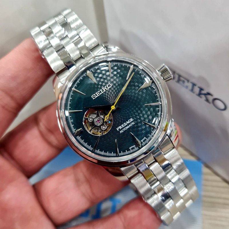 jam tangan pria SEIKO PRESAGE,automatic,all stell