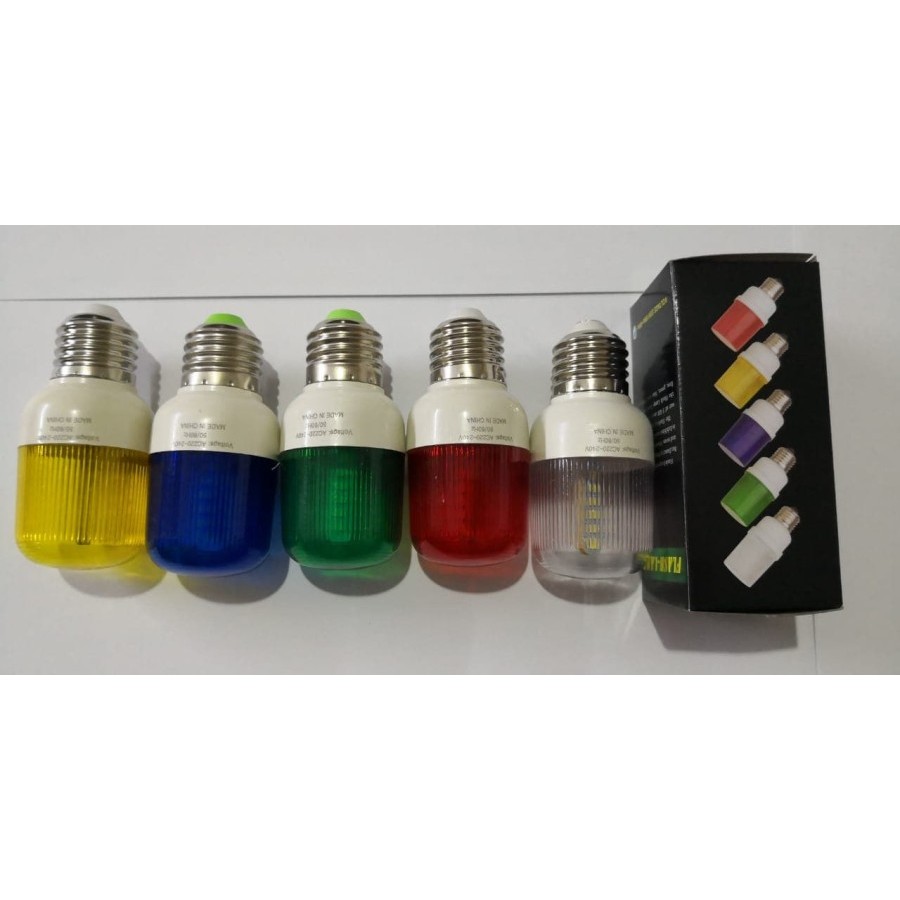 Lampu blitz Lampu signal strobo Led Lampu kedap kedip e27 flash lamp
