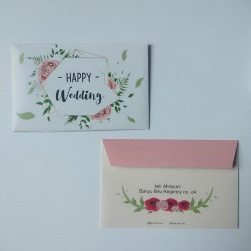 

Print Cetak Amplop, Envelope Size S Premium Murah Ukuran 152x95 mm Bisa Custom foto, logo, Wedding