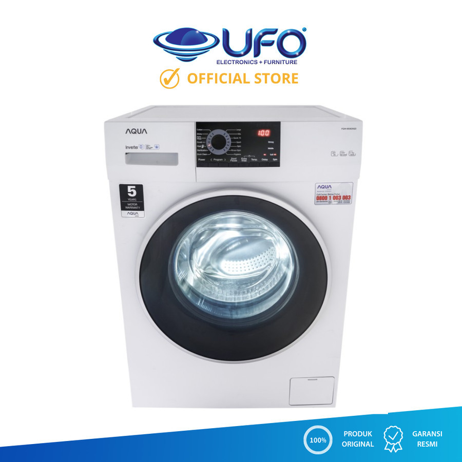 AQUA FQW700829QD MESIN CUCI FRONT LOADING 7 KG INVERTER