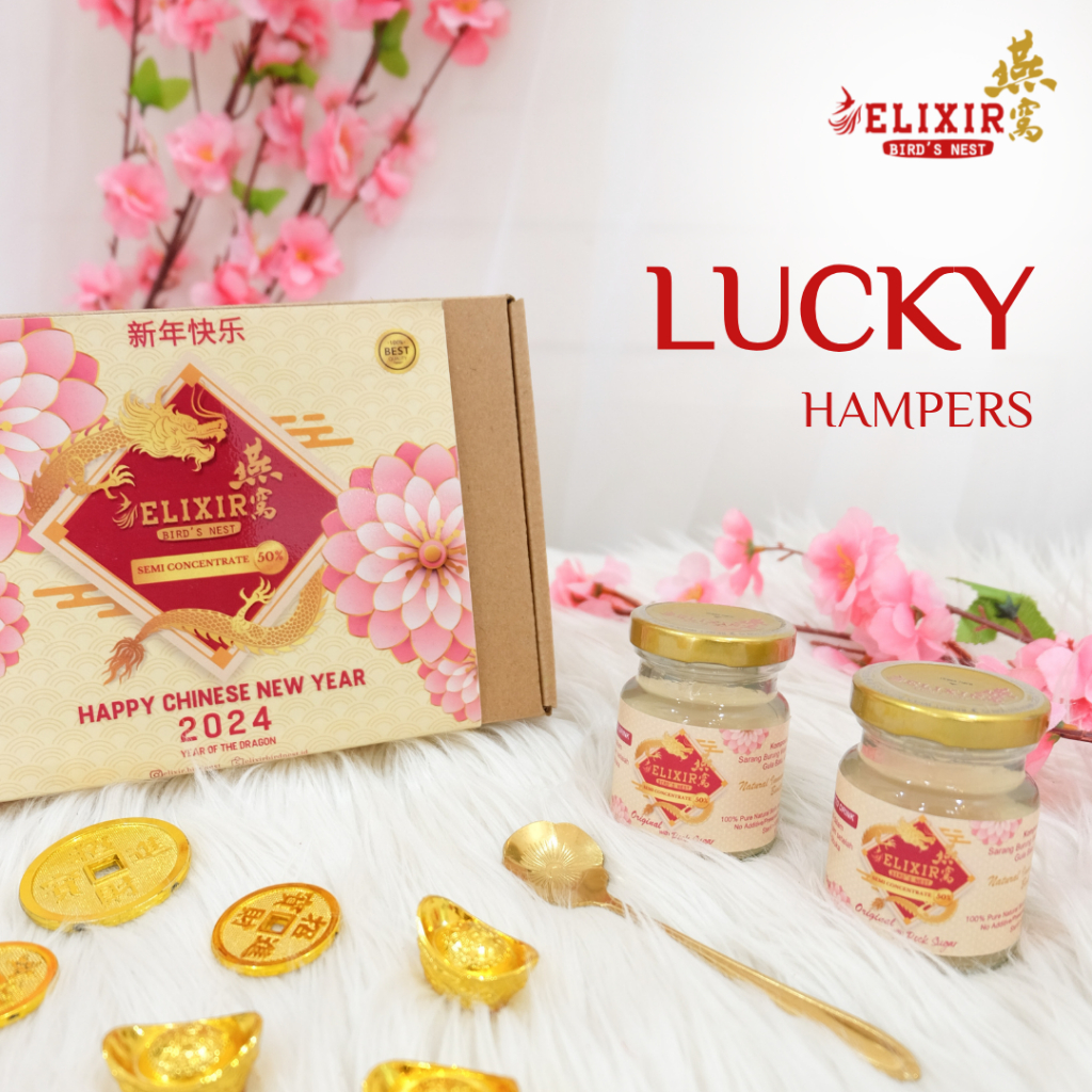 

Hampers Imlek | CNY Hampers | Sarang Burung Walet | Bird Nest Drink - Lucky
