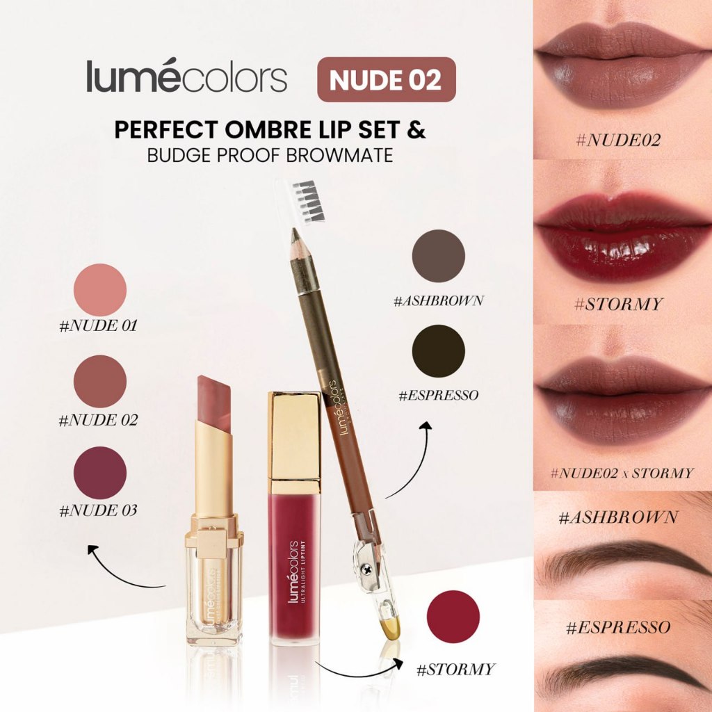 BROWMATTE & BROW LIP SET | Perfect Ombre Lip Set & Budge Proof