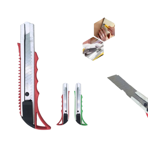 

Pisau Cutter Pemes Pemotong Kertas Kerajinan Tangan Stainless Super Tajam