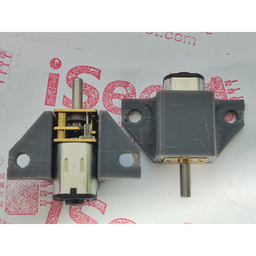 Bracket / Holder 3D Print Full Body Motor Gearbox N20
