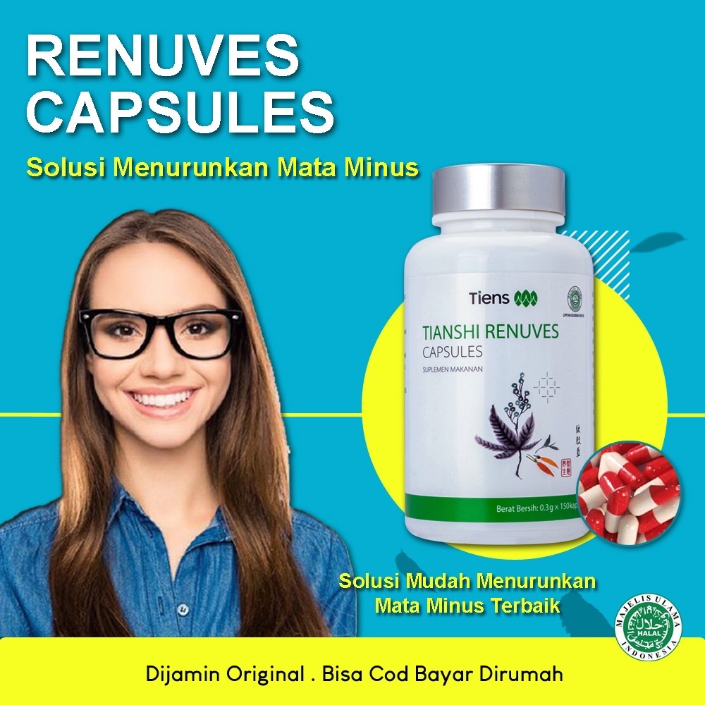 Renuves Tiens Obat Mata Minus Trc Renuves Tiens Mengurangi Mata Minus Renuves Original Tiens