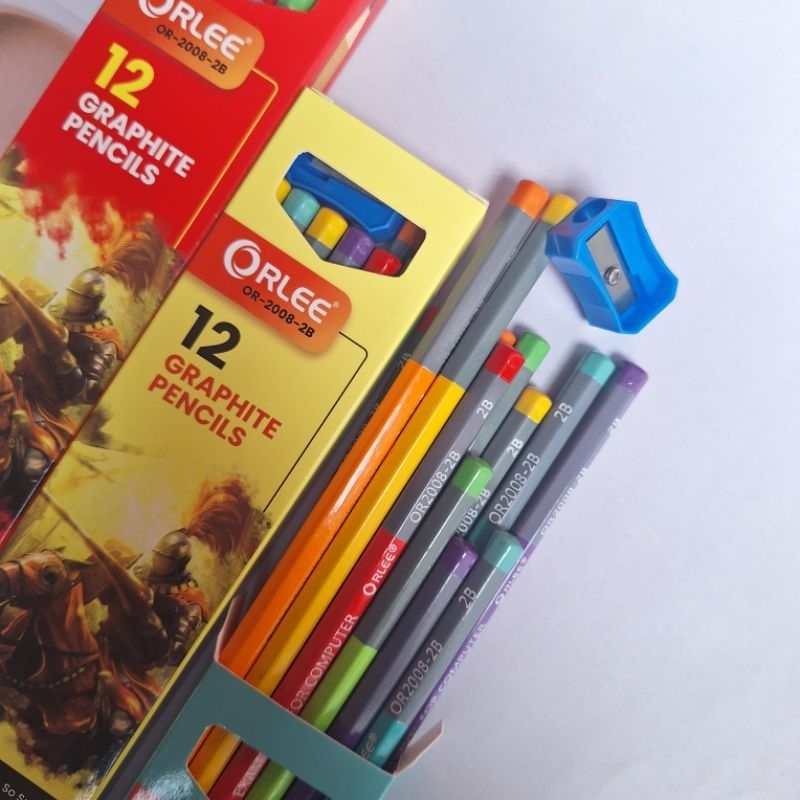 

OR-2008 Pensil 2B isi 12 Free Rautan/Pensil Gambar/Pensil Kayu