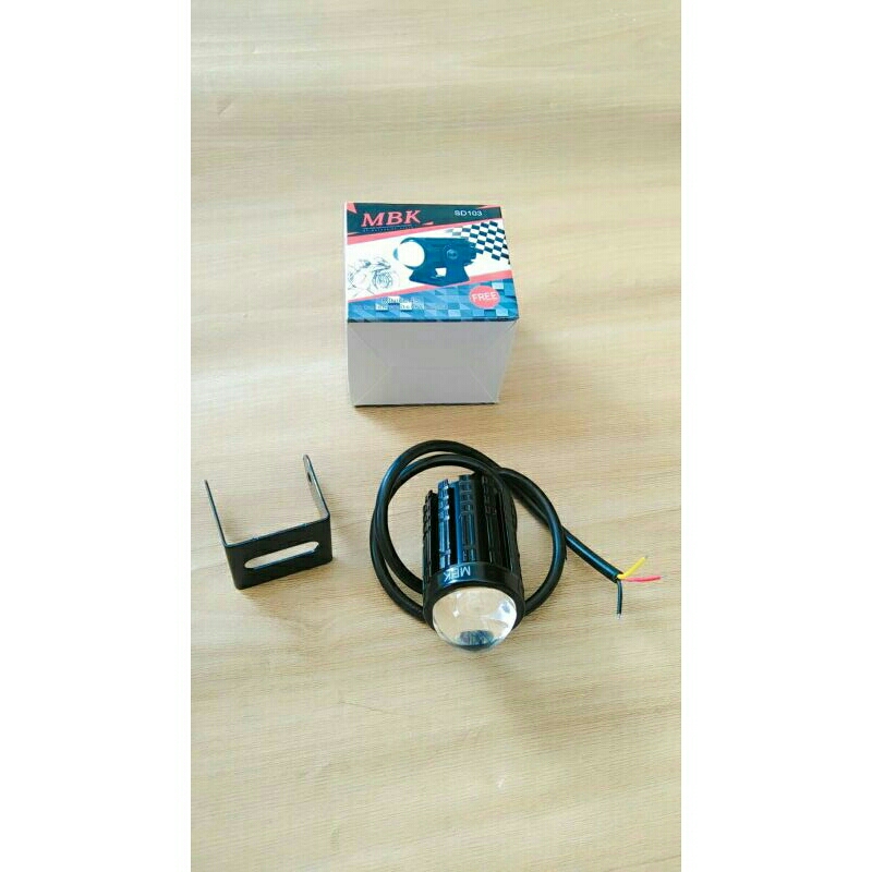 lampu tembak mini driving light dua warna putih / kuning