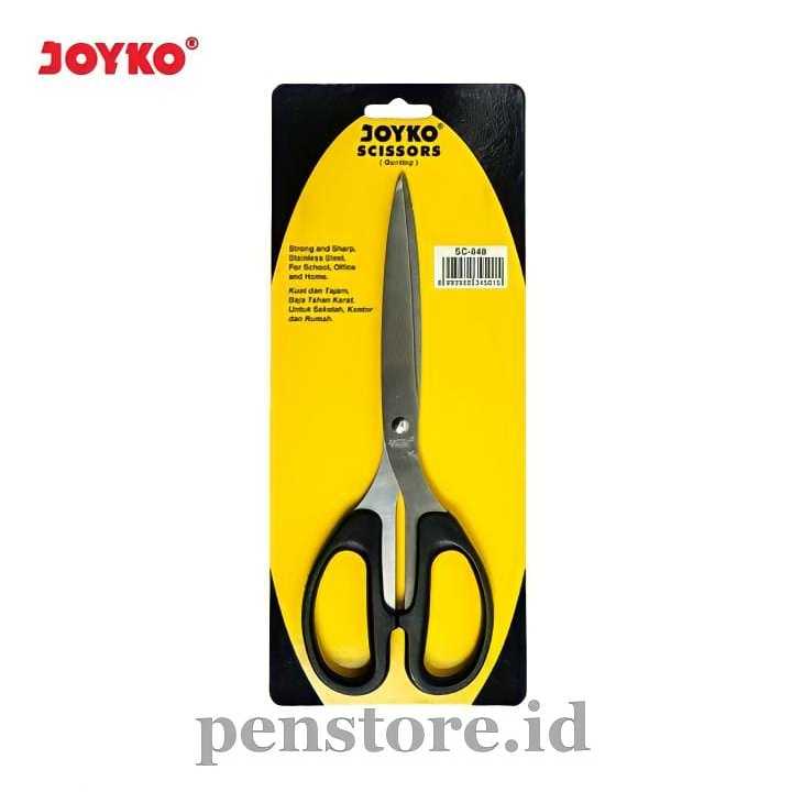 

(pcs) Gunting Besar Joyko SC-848 21cm Hitam Stainless Steel