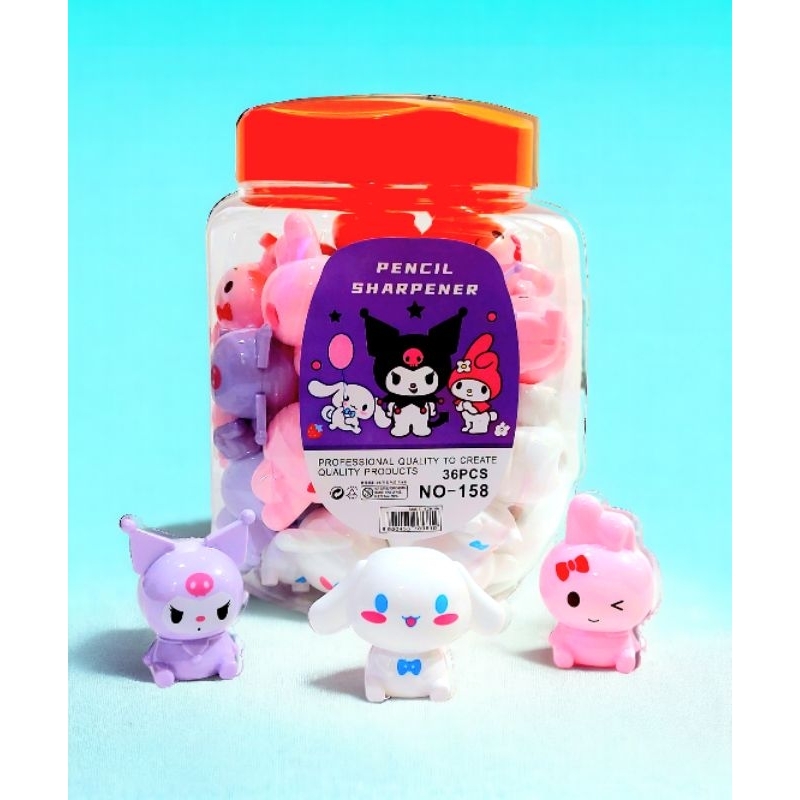 

serutan Rautan Pensil Sanrio Kuromi Cinnamorol my melody 1 pcs