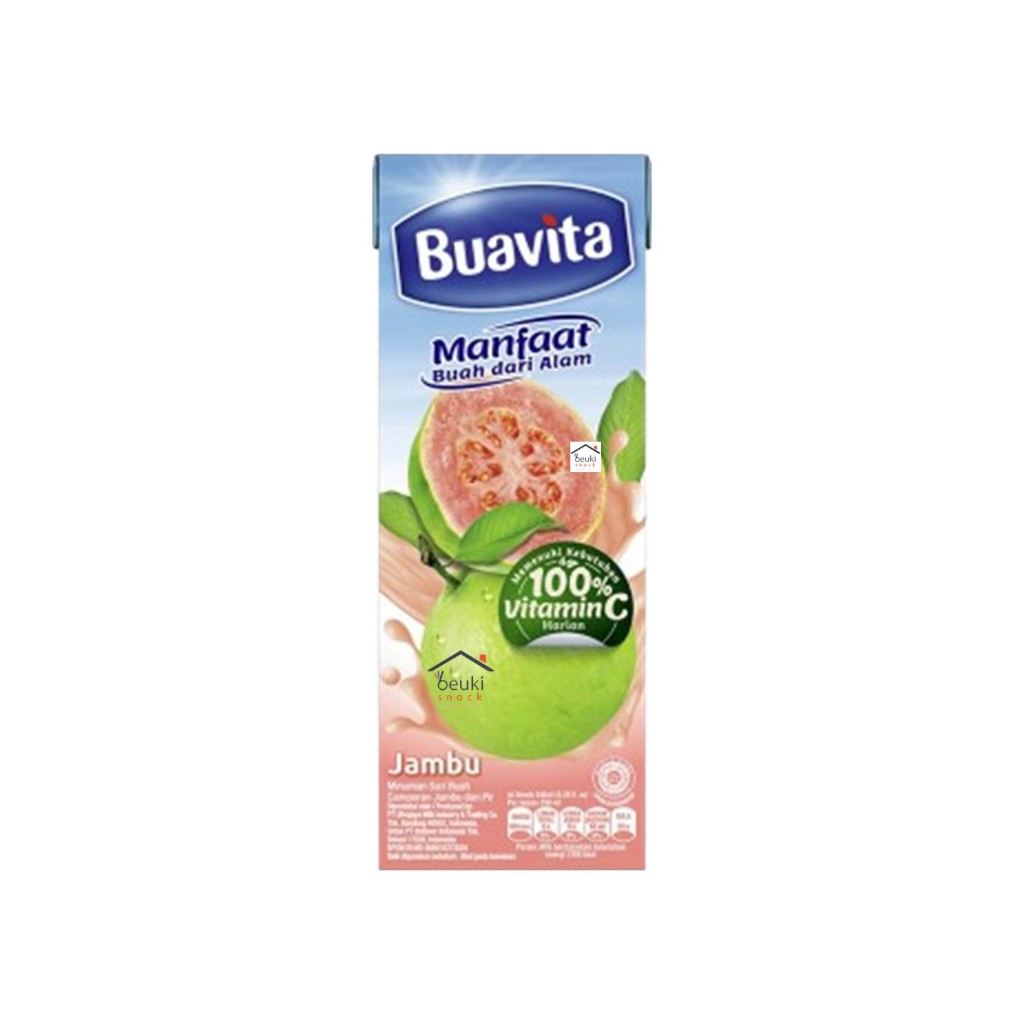 

Buavita Jambu Minuman Buah Rasa Jambu dengan Vitamin