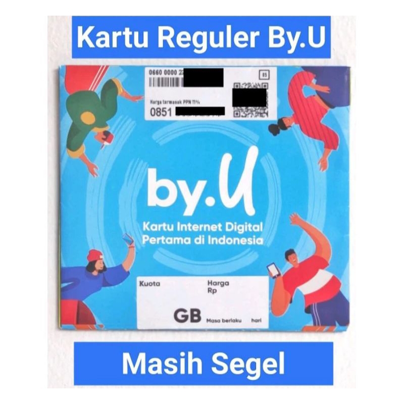 Kartu Perdana By.u Reguler/kosongan (Sudah ada nomor)