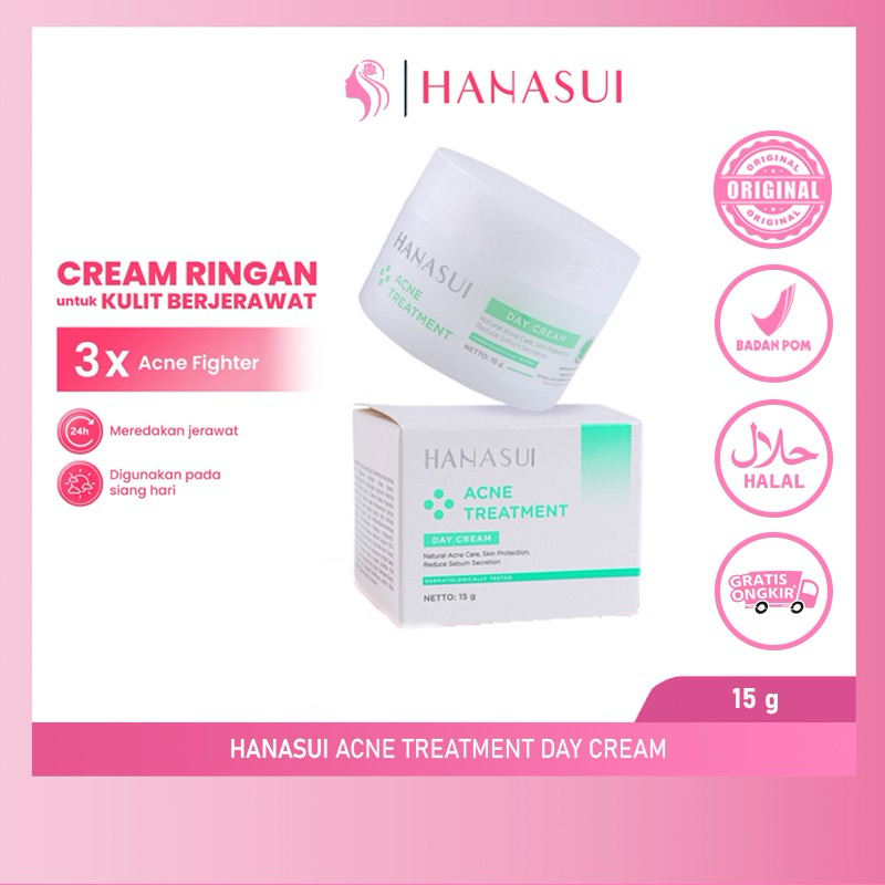 Hanasui Acne Treatment Day Cream - Cream Hanasui