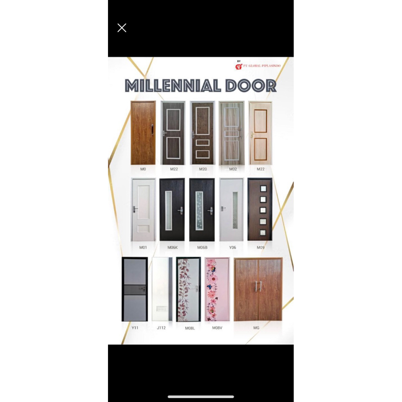 Custom Pintu PVC Laminated