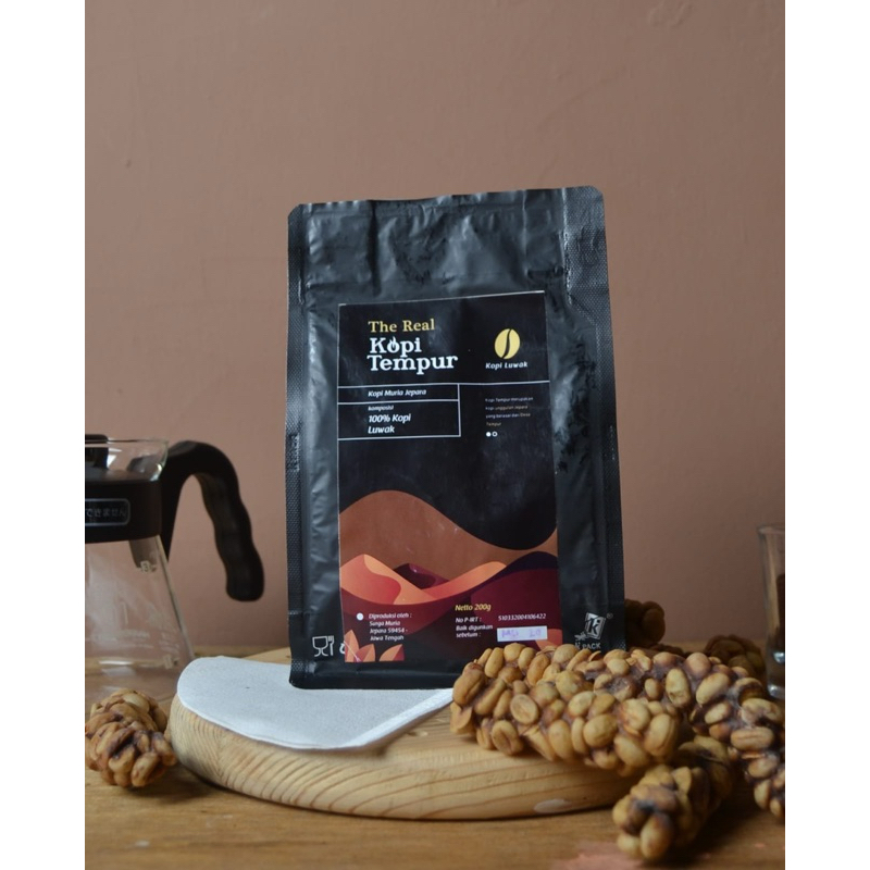 

KOPI LUWAK TEMPUR LERENG GUNUNG MURIA 200 GRAM BUBUK