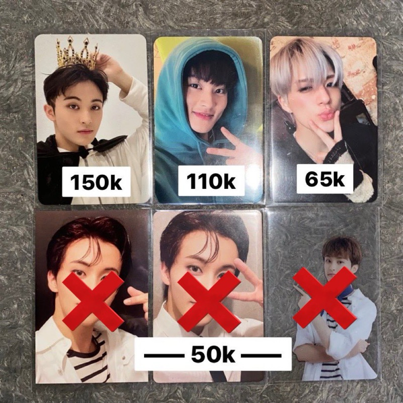 PHOTOCARD MARK SLOWACID FANMEET JENO EXTROVERT ISTJ