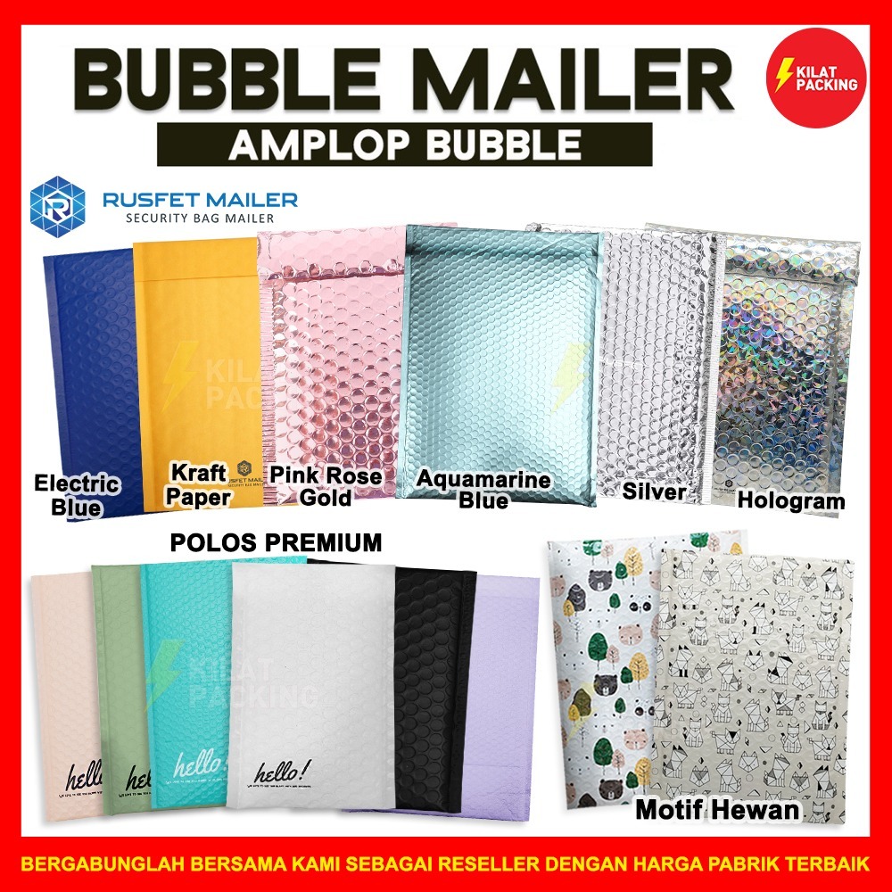 

Amplop Bubble Bubble Mailer Bubble Packing Online Termurah Rusfet