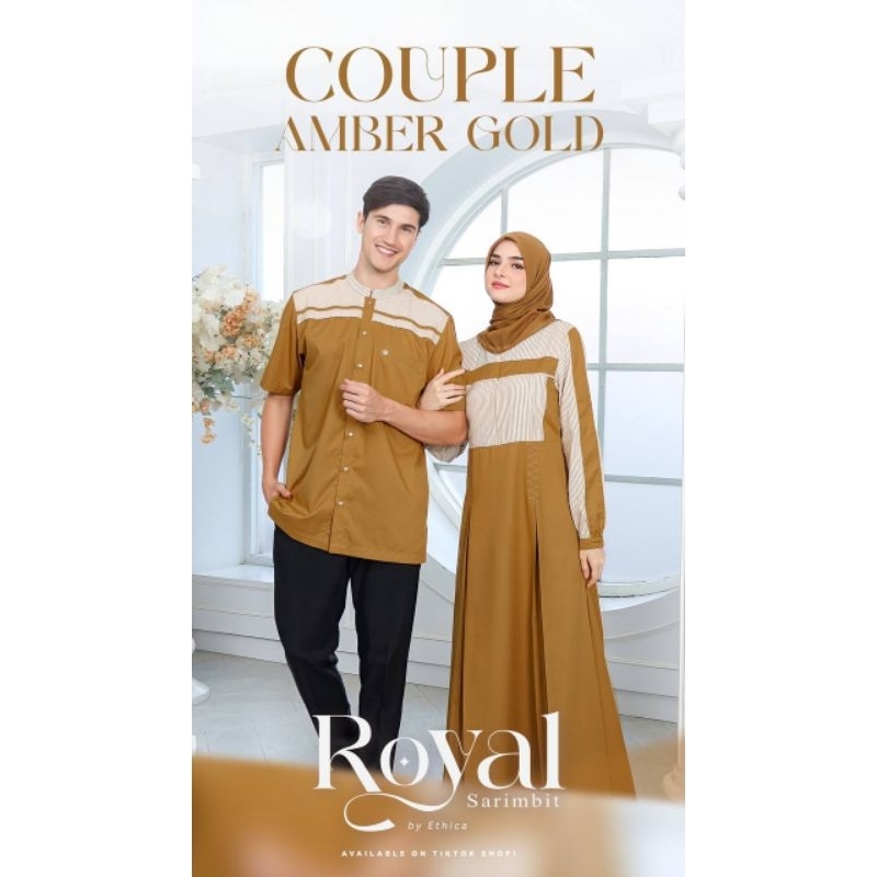 Couple 183 Amber Gold Ethica / Ethica Couple / Baju Sarimbit / Ethica Fashion