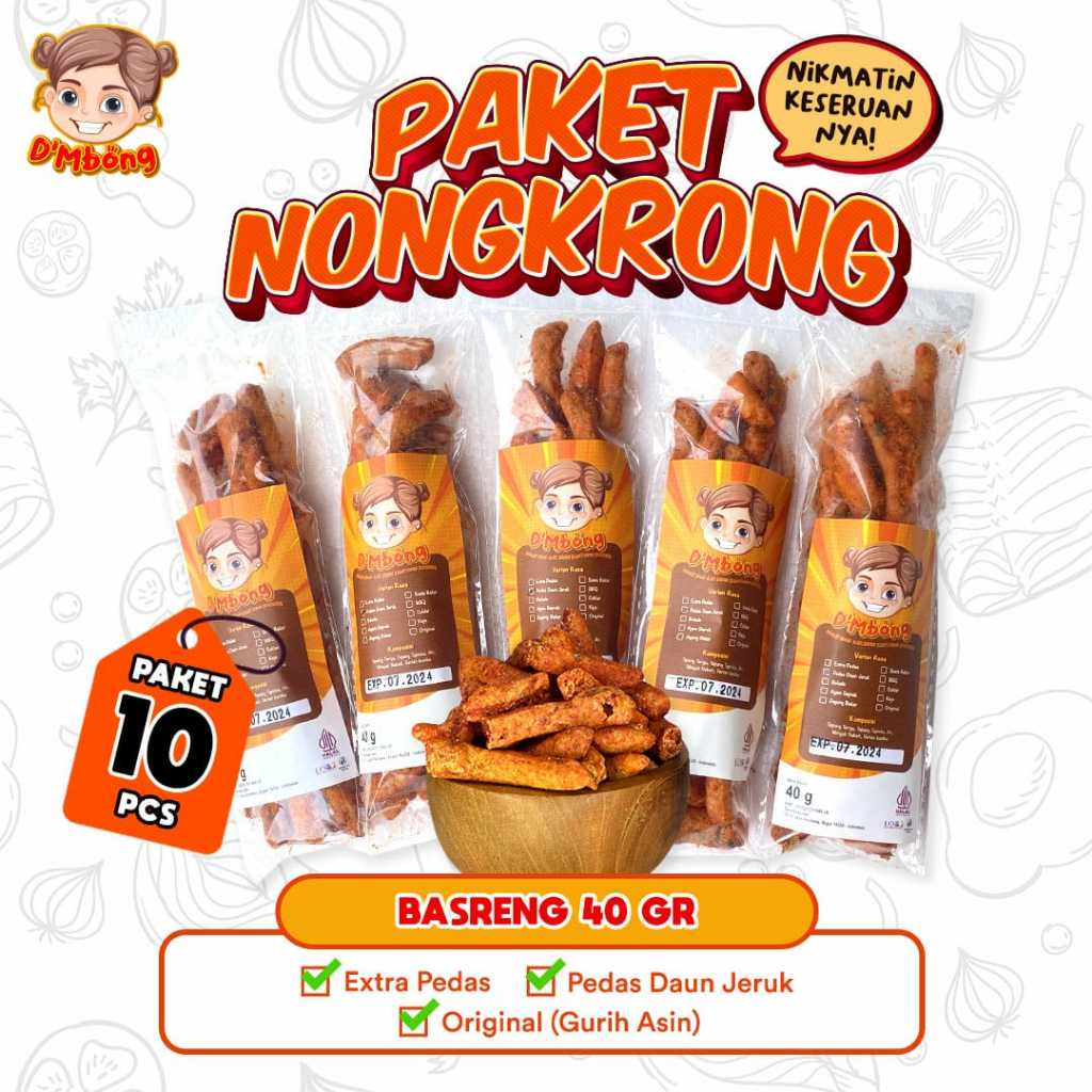 

Dmbong Paket Nongkrong Basreng 10 Pcs