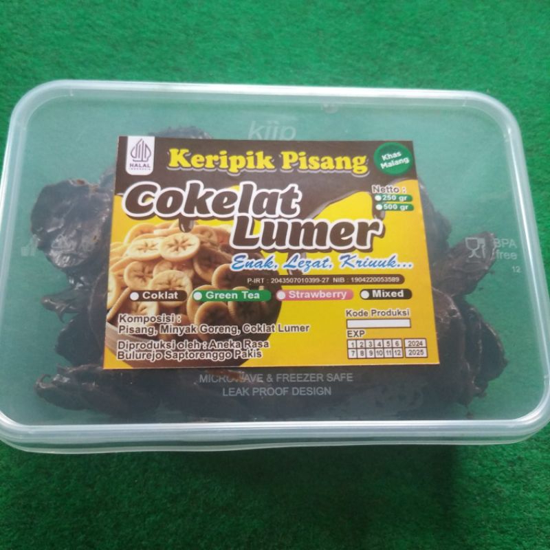 

Keripik Pisang Coklat Lumer full coklat