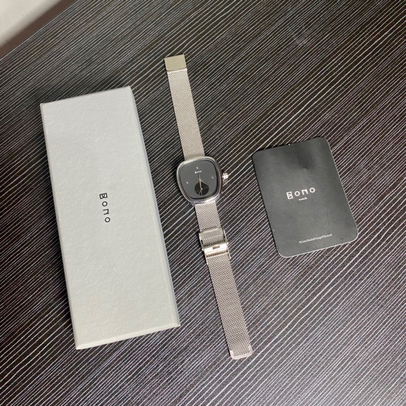 [PRELOVE JAM TANGAN] BONO Watch Siena Regular Silver