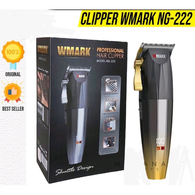 WMARK NG-222 MESIN CUKUR RAMBUT ELEKTRIK ORIGINAL WMARK