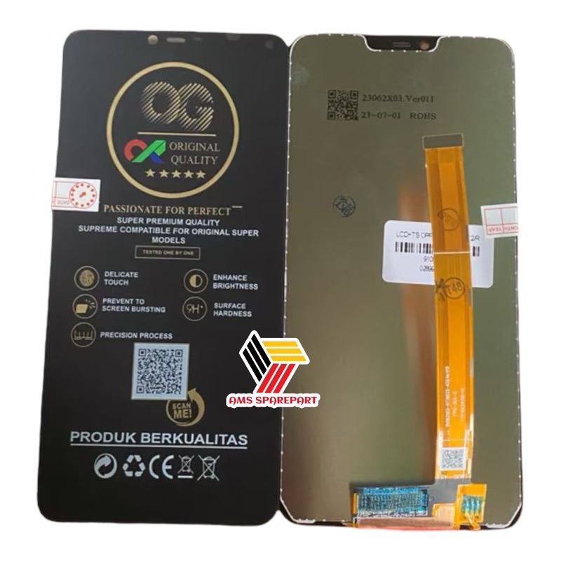 LCD TOUCHSREEN OPPO A3S / REALME 2 ORI BLACK - OG